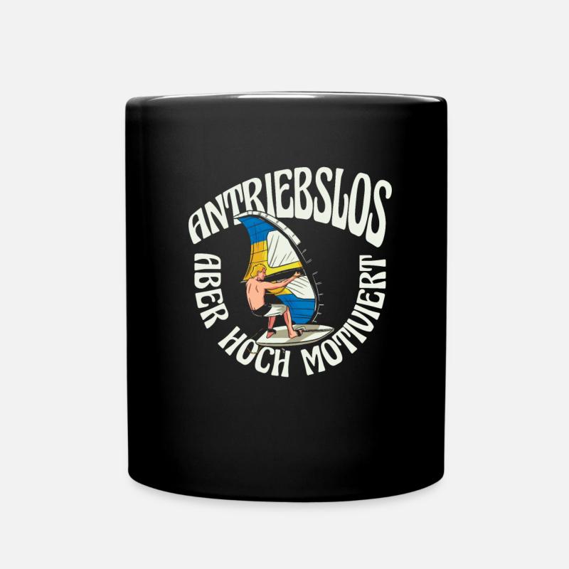 Wing Surf Wing Foil Flügelbrandung - Mug uni - noir