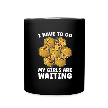 Jardiniers amateurs jardin miel abeilles - Mug uni - noir - Devant