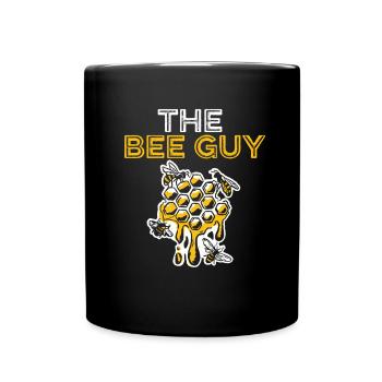 Hobby Gardener Garden Funny Garden Bees - Full Colour Mug - black - Front