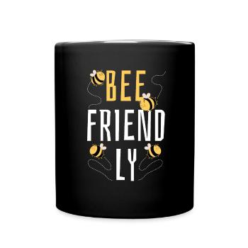 Hobby Gardener Garden Friendly Garden Bees - Mug uni - noir - Devant