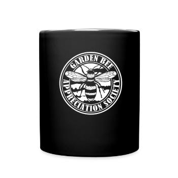 Jardinier amateur jardin abeilles de jardin - Mug uni - noir - Devant