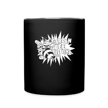 Hobby Gardener Garden Funny Garden Bees - Full Colour Mug - black - Front