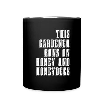 Hobby gardeners Garden Beekeeping Garden bees - Full Colour Mug - black - Front