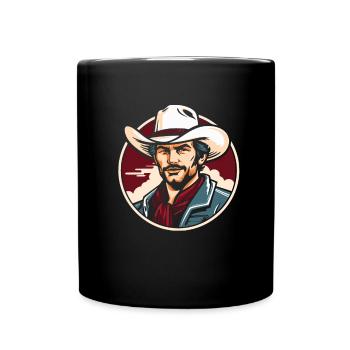 Rodeo Cowboy Ranch Cowboy - Full Colour Mug - black - Front