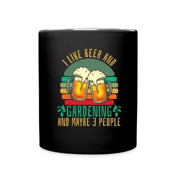 Hobby Gardener Garden Garden Beer - Full Colour Mug - black - Front