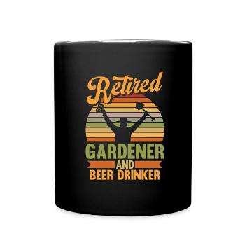 Hobby Gardener Garden Garden Beer - Full Colour Mug - black - Front