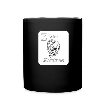 Zombie Halloween - Mug uni - noir - Devant