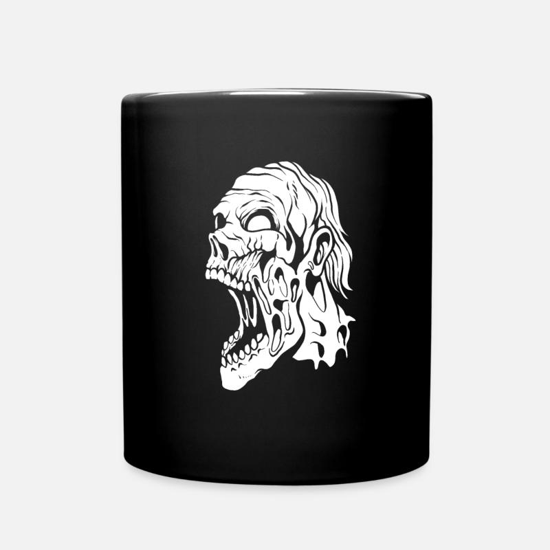 Zombie Halloween - Tasse einfarbig - Schwarz