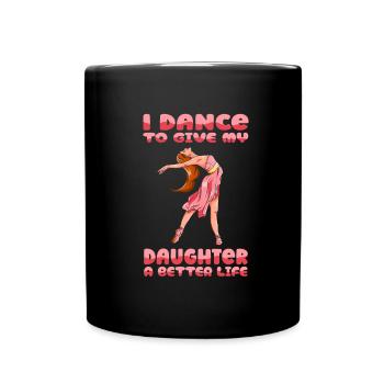 Mom Mutter Mutter Tanz Mutter - Tasse einfarbig - Schwarz - Vorne
