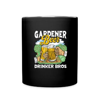 Hobby Gardener Garden Brothers Garden Beer - Mug uni - noir - Devant