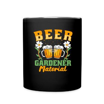Hobby Gardener Garden Material Garden Beer - Mug uni - noir - Devant