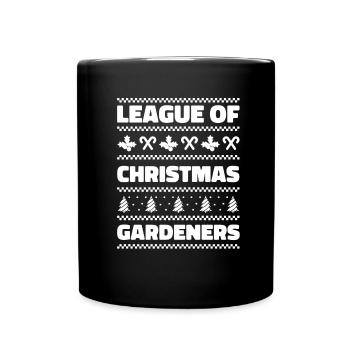 Amateur Gardener Garden Ugly Christmas - Full Colour Mug - black - Front