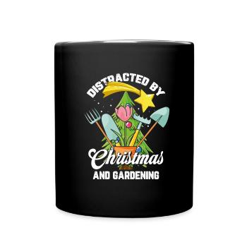 Hobby Gardener Garden Cute Garden Noël - Mug uni - noir - Devant