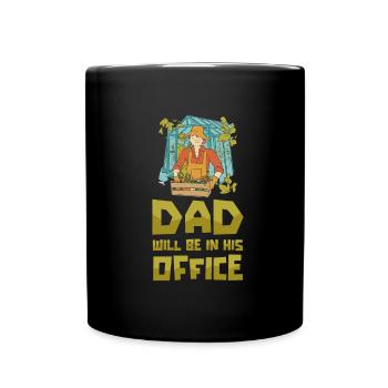 Hobby Gardener Garden Funny Garden Father - Full Colour Mug - black - Front