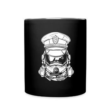 Policeman Police - Full Colour Mug - black - Front