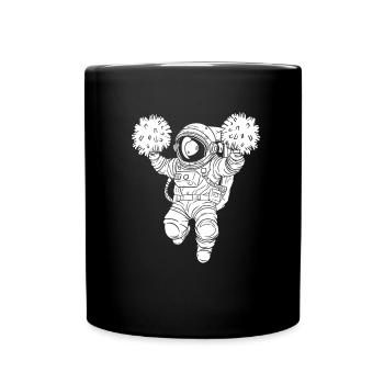 Cheerleader Cheerleading - Full Colour Mug - black - Front