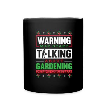 Hobby Gardener Garden Funny Garden Christmas - Full Colour Mug - black - Front