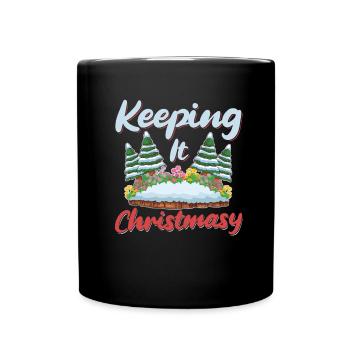 Hobby Gardener Garden Funny Garden Christmas - Full Colour Mug - black - Front