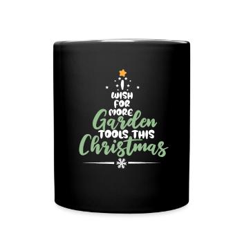Hobby Gardener Garden Funny Garden Christmas - Full Colour Mug - black - Front