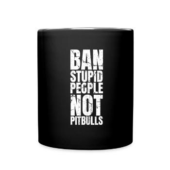 Pitbull Pitbull Interdiction - Mug uni - noir - Devant