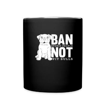Pitbull Pitbull Interdiction - Mug uni - noir - Devant