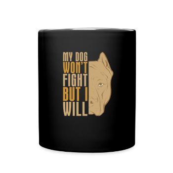 Pitbull Pitbull Interdiction - Mug uni - noir - Devant