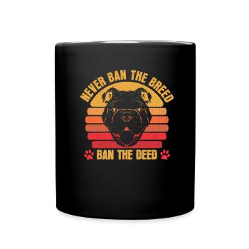 Pitbull Cool Pitbull Ban - Mug uni - noir - Devant