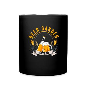 Hobby jardinier jardin bière de jardin - Mug uni - noir - Devant