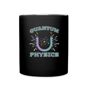 Physics Physicists Reaction Quantum Physics - Full Colour Mug - black - Front