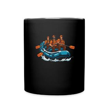 Rafting - Full Colour Mug - black - Front