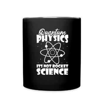 Physik Phyiker Quantenphysik - Tasse einfarbig - Schwarz - Vorne