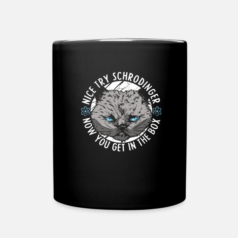 Physique Phyker Cat Physique quantique - Mug uni - noir