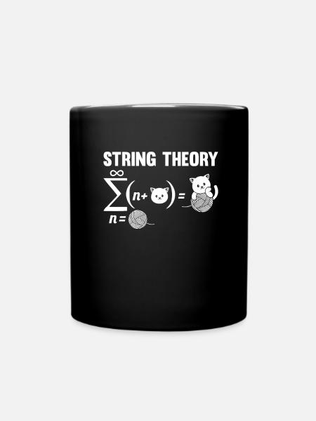 Physique Physiciens Physique quantique Théorie des cordes - Mug uni - noir