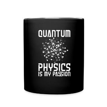 Physics Phykes Devotion Quantum Physics - Full Colour Mug - black - Front
