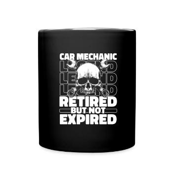 Mécanicien automobile à la retraite - Mug uni - noir - Devant