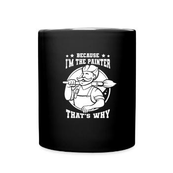 Painter Varnisher - Full Colour Mug - black - Front