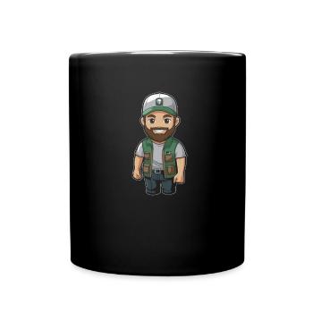 Lagerist Lagerarbeiter - Tasse einfarbig - Schwarz - Vorne