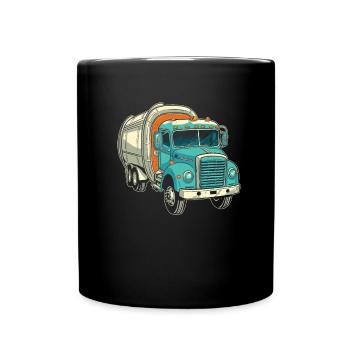 Truck Driver Trucker Truck Driver - Full Colour Mug - black - Front