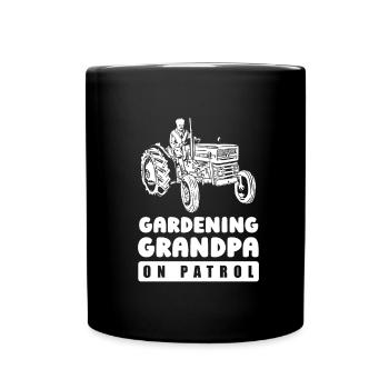 Hobby gardener garden garden grandpa - Full Colour Mug - black - Front
