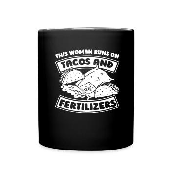 Tacos de jardin Hobby Gardener - Mug uni - noir - Devant