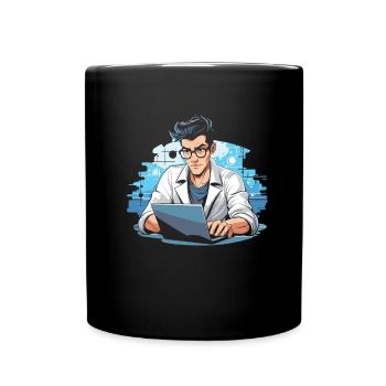 Analyste de données en science des données - Mug uni - noir - Devant