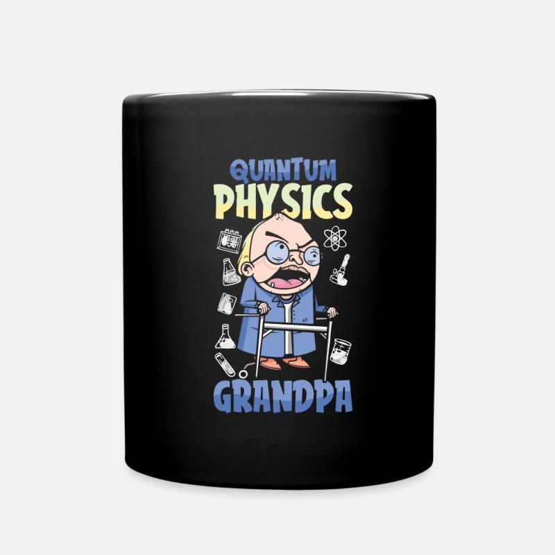 Physique Phyker Grand-père Physique quantique - Mug uni - noir