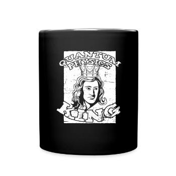 Physics Phyker King Quantum Physics - Full Colour Mug - black - Front