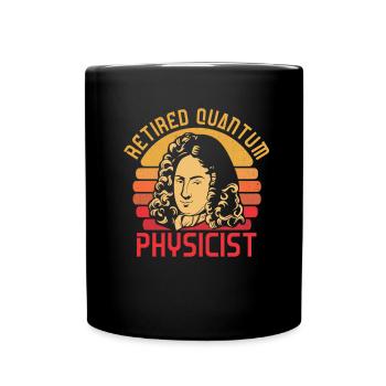 Physik Phyiker Quantenphysik - Tasse einfarbig - Schwarz - Vorne