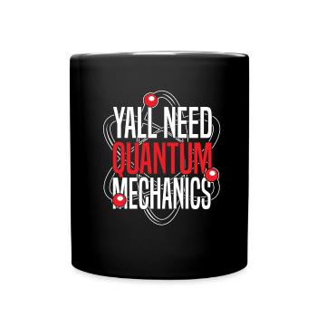 Physics Phyker Lustig Quantum Physics - Full Colour Mug - black - Front