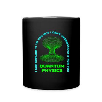 Physik Phyiker Quantenphysik - Tasse einfarbig - Schwarz - Vorne