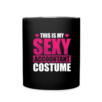 Accountant Tax Consultant Costume - Full Colour Mug - black - Front