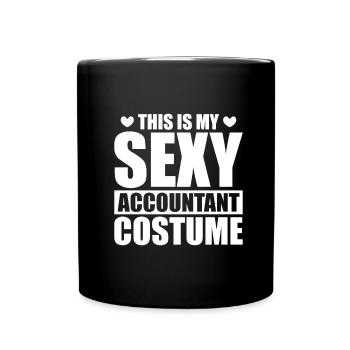 Accountant Tax Consultant Costume - Full Colour Mug - black - Front