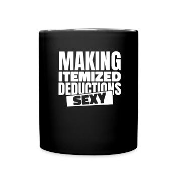 Comptable Conseiller fiscal Sexy Comptable - Mug uni - noir - Devant