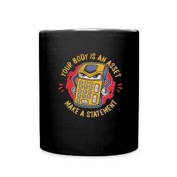 Accountant Tax Advisor Calculator - Full Colour Mug - black - Front